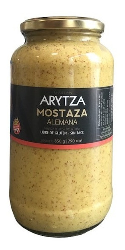 Pack X 3 Mostaza Alemana Arytza Sin Tacc-gluten Free  850gr.