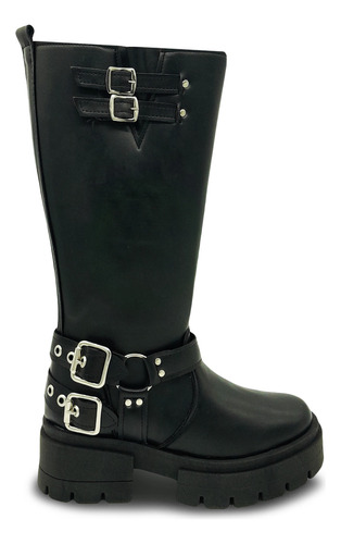 Bota Streetwear Hebillas Gotica (jtokiop225)