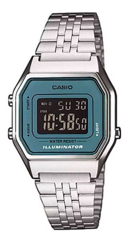 Relógio Vintage Casio La680wa-2bdf Prateado