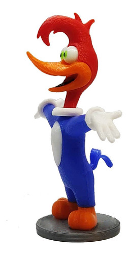 Boneco Pica Pau - Turma Do Picapau - 9,5cm