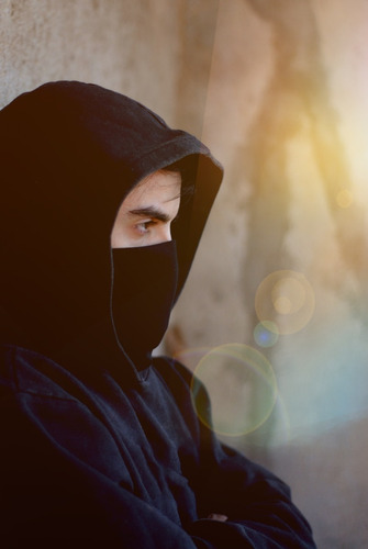 Bandana Balaclava Face Shield Sa - Preta Tática Cor Preto