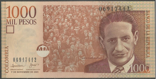 Colombia, 1000 Pesos 1 Nov 2005 Bgw439r01
