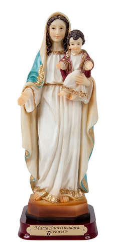 Figura Virgen María Santificadora De 12 Cm