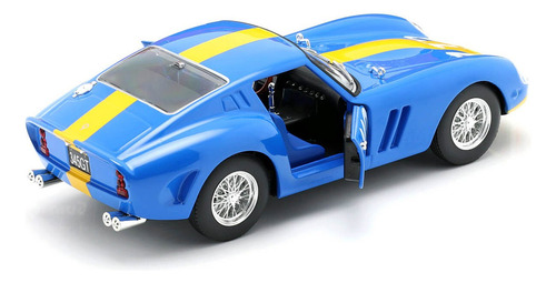 Ferrari 250 Gto Bburago 1:24 Azul Bur-26305-az
