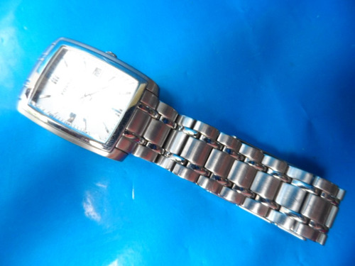 Relógio Fossil Calendário Pr 5327 Japan Caixa Metal Cromado