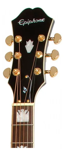 Guitarra electroacústica EpiPhone Ej-200 Ce Gold Jumbo Black
