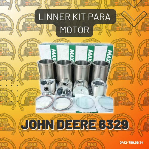 Linner Kit Para Motor John Deere 6329