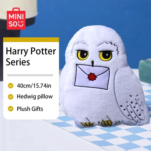 Lindo Muñeco De Peluche Hedwig De Harry Potter De Miniso