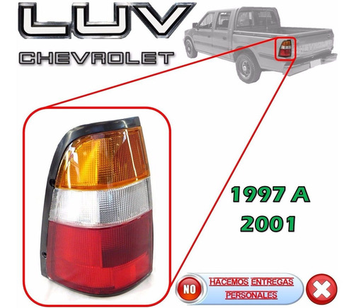 97-01 Chevrolet Luv Calavera Trasera Lado Izquierdo