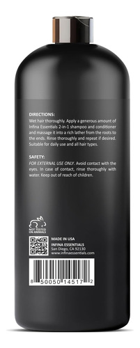 Infina Essentials Shampoo E Condicionador 2 Em 1 De Biotina