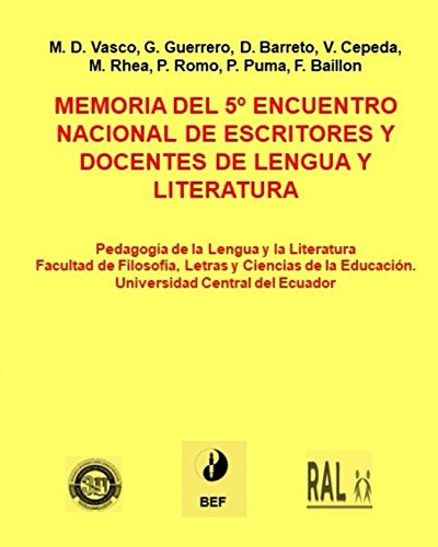 Memoria Del 5º Encuentro Nacional De Escritores Y Docentes D