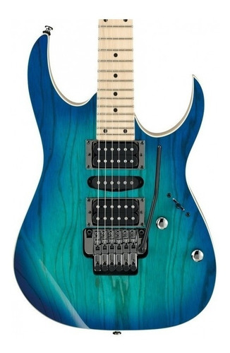 Guitarra eléctrica Ibanez RG Standard RG370AHMZ de fresno blue moon burst gloss con diapasón de arce