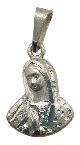 Dije De La Virgen De Guadalupe En  Plata