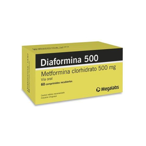 Diaformina 500 Mg 60 Comprimidos