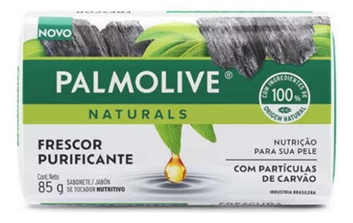 Jabon En Barra Palmolive Naturals-particulas De Carbon 85gr