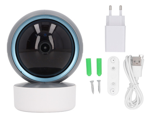 Cámara Wifi Para Interiores, Inalámbrica Inteligente, 360 Gr