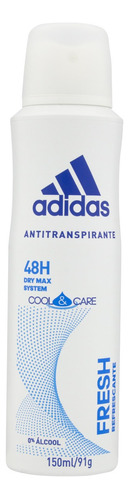 Antitranspirante Aerossol Fresh Feminino Adidas Cool & Care 150ml