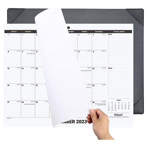 Calendario De Escritorio Grande 2023-2024 Protector De ...