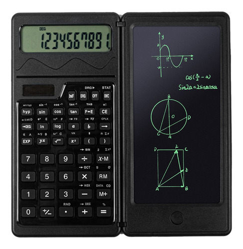 Tabla De Escritura Digital Lcd Con Calculadora Solar Plegabl