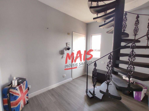 Imagem 9 de 26 de Apartamento Triplex Com 3 Dormitórios À Venda, 135 M² Por R$ 550.000 - Estuário - Santos/sp - Ap6279