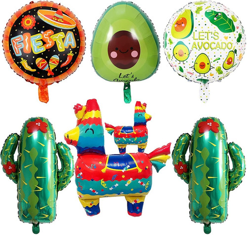 Globos 7 Piezas Viva Mexico, Fiestas Patrias Helio O Aire