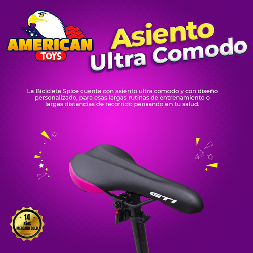 Imagen 7 de 8 de Bicicleta G T I Spice Aro 27.5 Cuadro Aluminio Dama Shimano