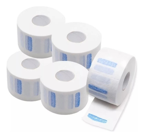 Papel Elástico Desechable Para Cuello Blanco Barbería Pro
