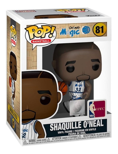 Funko Pop Nba 81 Legends Shaquille Oneal Orlando Magic