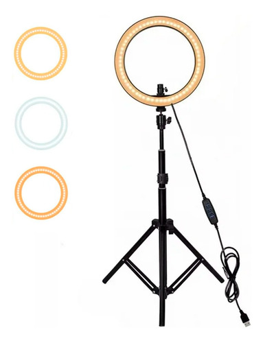 Kit Brandtrendy: Micrófono Multifuncional Y Aro De Luz