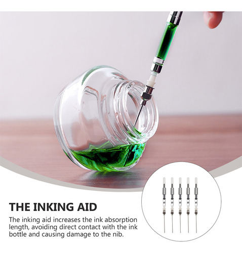 8 Unidades De Caneta-tinteiro Universal, Tinta De Absorção,