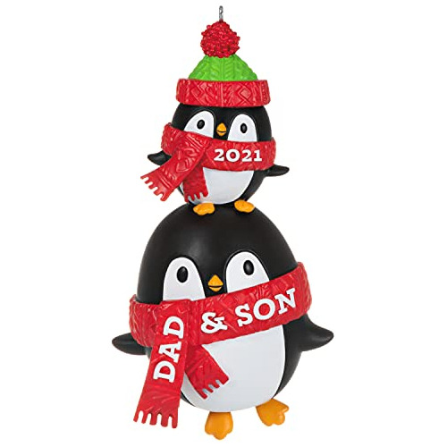 Adorno De Navidad, Año Fecha 2021, Pingüinos Papá E ...