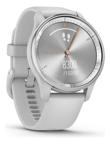 Smartwatch Vivomove Trend Garmin Reloj Analogico Hibrido Bisel Gris con correa gris