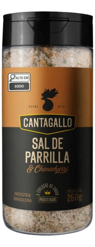 Sal De Parrilla Temperado Com Chimichurri Cantagallo 250g