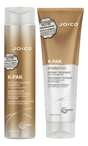 Kit Duo Joico K-pak Smart Release (shampoo E Máscara)