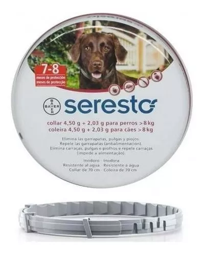 Collar Antiparasitos Externo Seresto Para Perro +8kg Pethome | Cuotas sin  interés