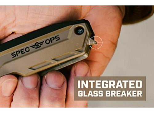 Spec Ops Tools Folding Utility Knife With Fixed Blade,