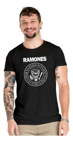Polera Ramones Punk Algodón Orgánico Mus71