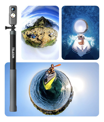 Selfie Stick para cámaras Gopro y similares - Telesin 1.2m
