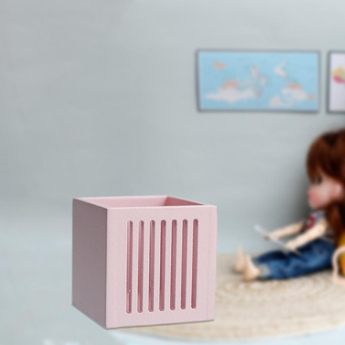 2 Artesanías Cubo Madera Cajón Muebles De Rosa