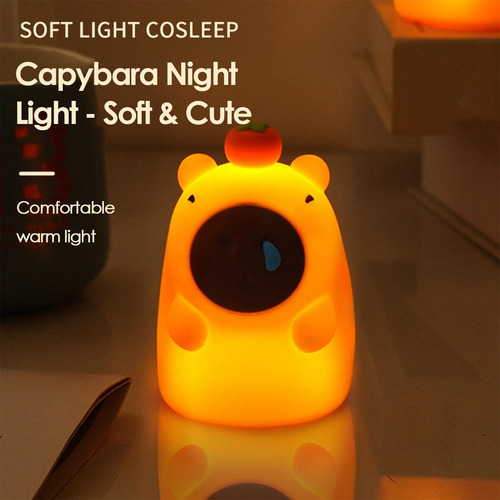 Luz De Capibara Luz Nocturna De Capibara Lámpara Multicolor