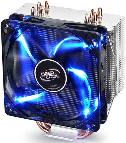 Fan Cooler Cpu Deepcool Intel Amd Gamer Led Tranza