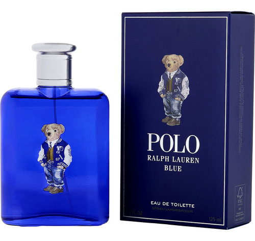 Perfume Ralph Lauren Polo Blue Bear Edt 125 Ml Para Hombre