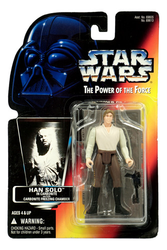 Star Wars Power Of The Force Red Han Solo Carbonite Detalle