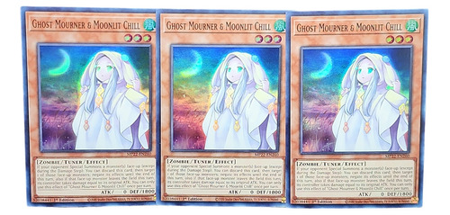 Ghost Mourner & Moonlit Chill Set 3 Cartas Yugioh! Inglés 