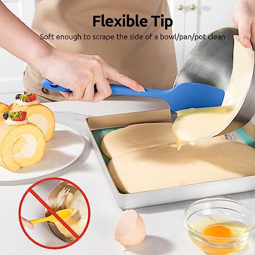Set De Cucharas Espátulas De Silicona U-taste, Resistente Al