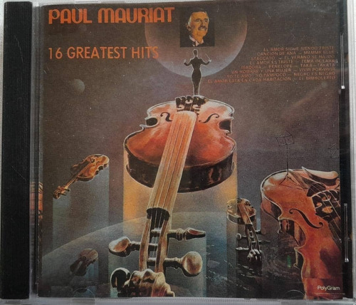Paul Mauriat. 16 Greatest Hits. Cd Org Usado. Qqf. Ag.