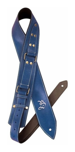 Correa Braun Custom Straps Heavy Relic Cuero Para Guitarra