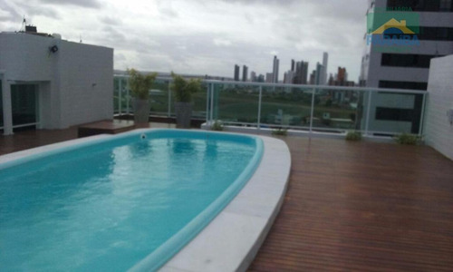 Imagem 2 de 12 de Apartamento À Venda - Praia De Manaíra - João Pessoa - Pb - Ap0684