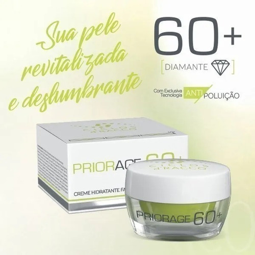 Creme Hidratante Facial Priorage 60+ Com Fps30 Racco 30g