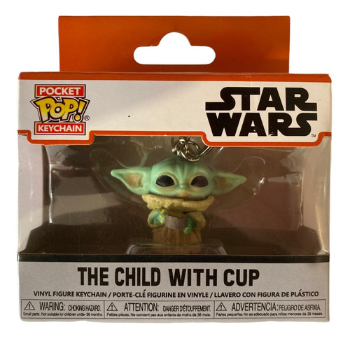 Grogu The Child Cup Star Wars Bobblehead Llavero Mini Funko